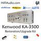Kenwood KA-3500 rebuild restoration recap service kit repair filter capacitor