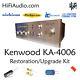 Kenwood KA-4006 rebuild restoration recap service kit repair filter capacitor