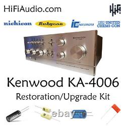 Kenwood KA-4006 rebuild restoration recap service kit repair filter capacitor