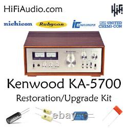 Kenwood KA-5700 rebuild restoration recap service kit repair filter capacitor