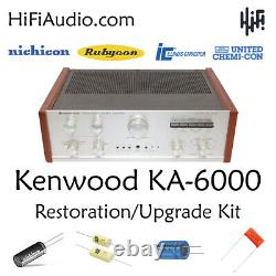 Kenwood KA-6000 amp rebuild restoration recap service kit fix repair