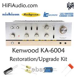 Kenwood KA-6004 rebuild restoration recap service kit repair filter capacitor