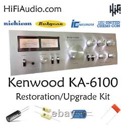 Kenwood KA-6100 rebuild restoration recap service kit repair filter capacitor