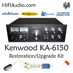 Kenwood KA-6150 rebuild restoration recap service kit repair filter capacitor