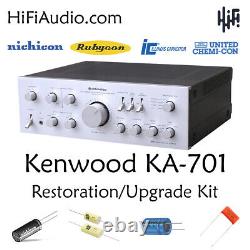 Kenwood KA-701 rebuild restoration recap service kit repair filter capacitor