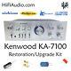 Kenwood KA-7100 rebuild restoration recap service kit repair filter capacitor