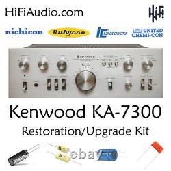 Kenwood KA-7300 rebuild restoration recap service kit repair filter capacitor