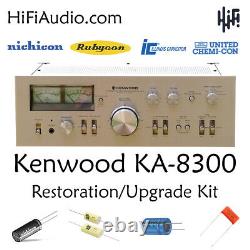 Kenwood KA-8300 rebuild restoration recap service kit repair filter capacitor