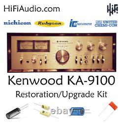 Kenwood KA-9100 rebuild restoration recap service kit repair filter capacitor