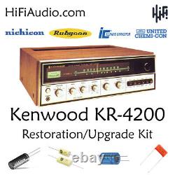 Kenwood KR-4200 rebuild restoration recap service kit repair filter capacitor
