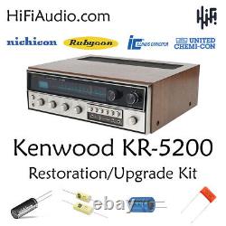 Kenwood KR-5200 rebuild restoration recap service kit repair filter capacitor