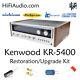 Kenwood KR-5400 rebuild restoration recap service kit filter capacitor repair