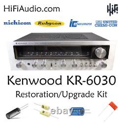 Kenwood KR-6030 rebuild restoration recap service kit repair filter capacitor