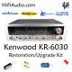 Kenwood KR-6030 rebuild restoration recap service kit repair filter capacitor
