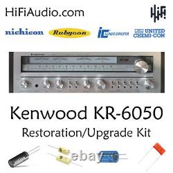 Kenwood KR-6050 rebuild restoration recap service kit repair filter capacitor