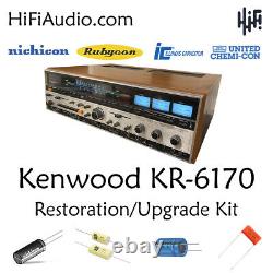 Kenwood KR-6170 rebuild restoration recap service kit fix repair transistor