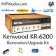 Kenwood KR-6200 rebuild restoration recap service kit repair filter capacitor