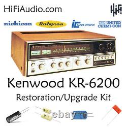 Kenwood KR-6200 rebuild restoration recap service kit repair filter capacitor