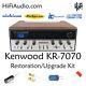 Kenwood KR-7070 rebuild restoration recap service kit repair filter capacitor
