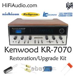 Kenwood KR-7070 rebuild restoration recap service kit repair filter capacitor