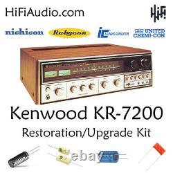 Kenwood KR-7200 rebuild restoration recap service kit repair filter capacitor