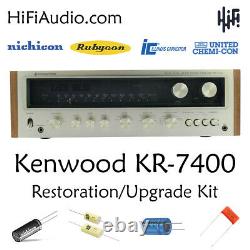 Kenwood KR-7400 rebuild restoration recap service kit repair filter capacitor
