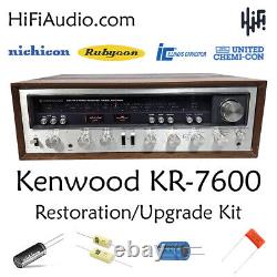 Kenwood KR-7600 rebuild restoration recap service kit repair filter capacitor