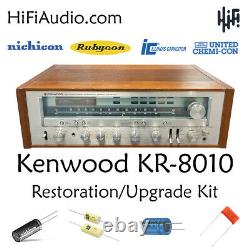 Kenwood KR-8010 rebuild restoration recap service kit repair filter capacitor