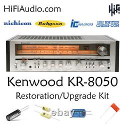 Kenwood KR-8050 rebuild restoration recap service kit repair filter capacitor