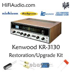 Kenwood KR3130 rebuild restoration recap service kit fix repair capacitor
