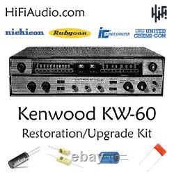 Kenwood KW-60 restoration recap repair service rebuild kit filter capacitor
