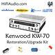 Kenwood KW-70 restoration cap recap repair service rebuild kit fix capacitor