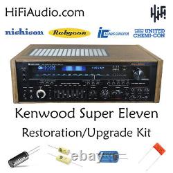 Kenwood Super Eleven rebuild restoration recap service kit fix capacitor repair