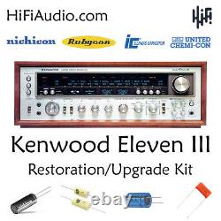 Kenwood model Eleven III rebuild restoration service kit fix capacitor repair