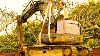 Komatsu Excavator Badly Damaged Restoration Project Restoration And Repair Nachi Swing Motor