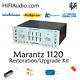 Marantz 1120 amplifier rebuild restoration recap service kit repair capacitor