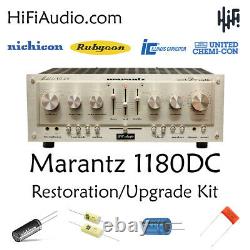 Marantz 1180DC amplifier rebuild restoration recap service kit repair capacitor
