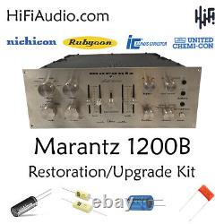 Marantz 1200B amplifier rebuild restoration recap service capacitor kit repair