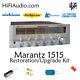 Marantz 1515 capacitor rebuild restoration recap service kit repair