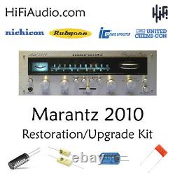 Marantz 2010 receiver rebuild restoration recap service kit repair capacitor