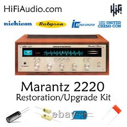 Marantz 2220 receiver rebuild restoration recap service capacitor kit repair