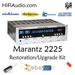 Marantz 2225 rebuild restoration recap service kit fix repair capacitor