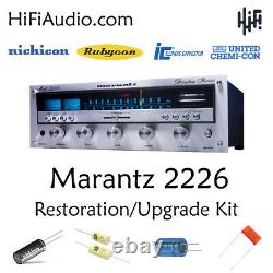 Marantz 2226 rebuild restoration recap service kit fix repair capacitor