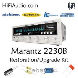 Marantz 2230B receiver rebuild restoration recap service kit repair capacitor