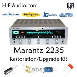 Marantz 2235 rebuild restoration recap service kit fix repair capacitor