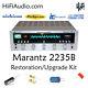 Marantz 2235b rebuild restoration recap service kit fix repair capacitor