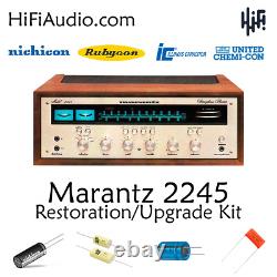 Marantz 2245 receiver rebuild restoration service kit repair filter capacitor