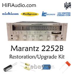 Marantz 2252B rebuild restoration recap service kit fix repair filter capacitor
