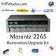 Marantz 2265 rebuild restoration recap service kit fix repair filter capacitor