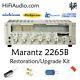 Marantz 2265B rebuild restoration recap service kit fix repair filter capacitor